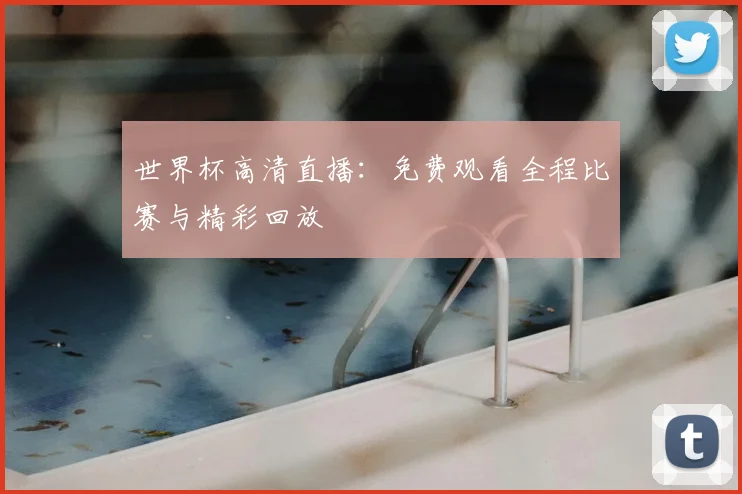 世界杯高清直播：免费观看全程比赛与精彩回放